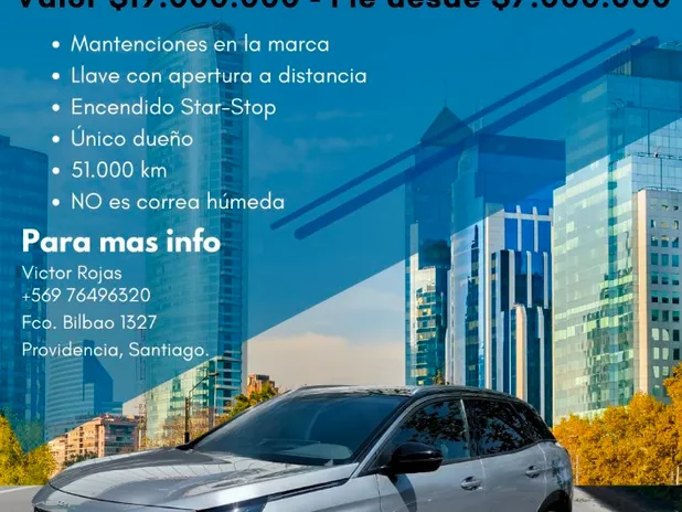 PEUGEOT 3008 2022     - Transmisión Automático     - Color GRIS 