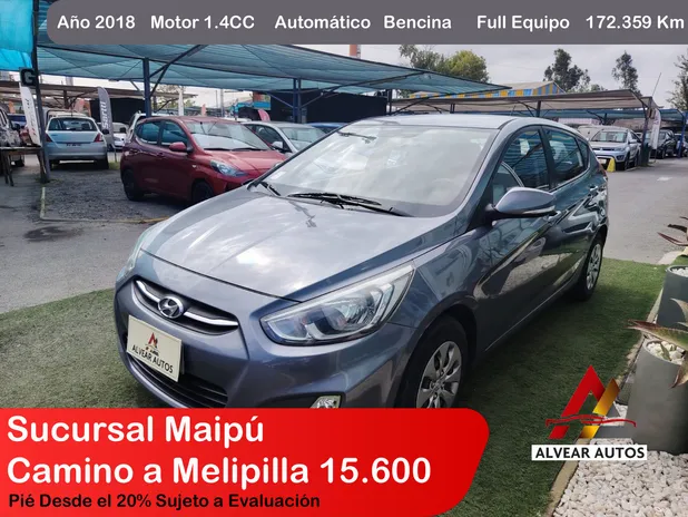 HYUNDAI ACCENT RB 2018     - Transmisión Automático     - Color GRIS